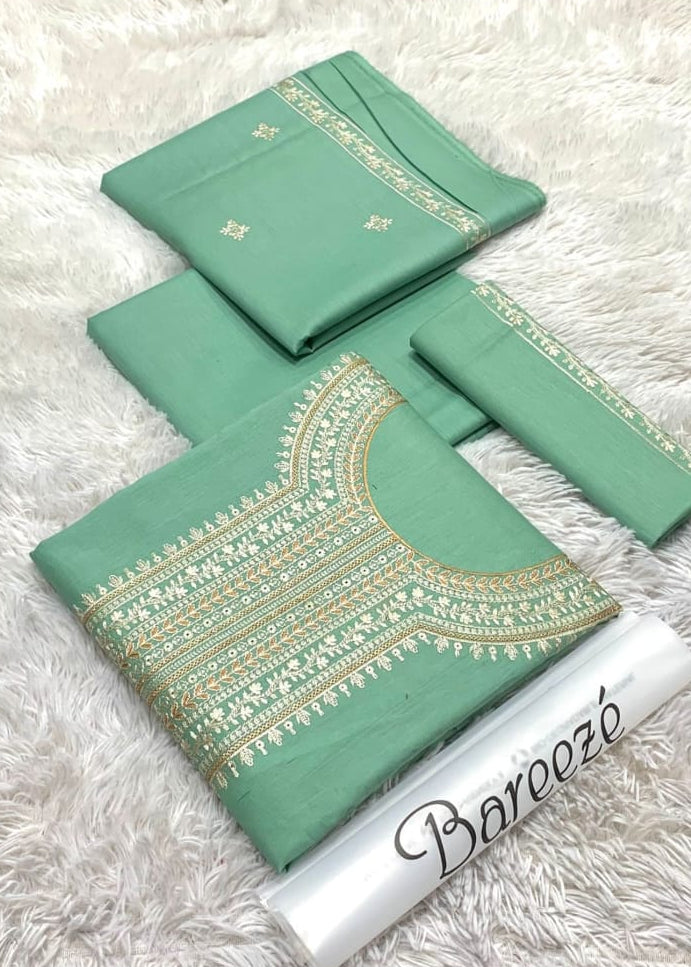 Bareeze 3Pc Lawn Embroidered Suit