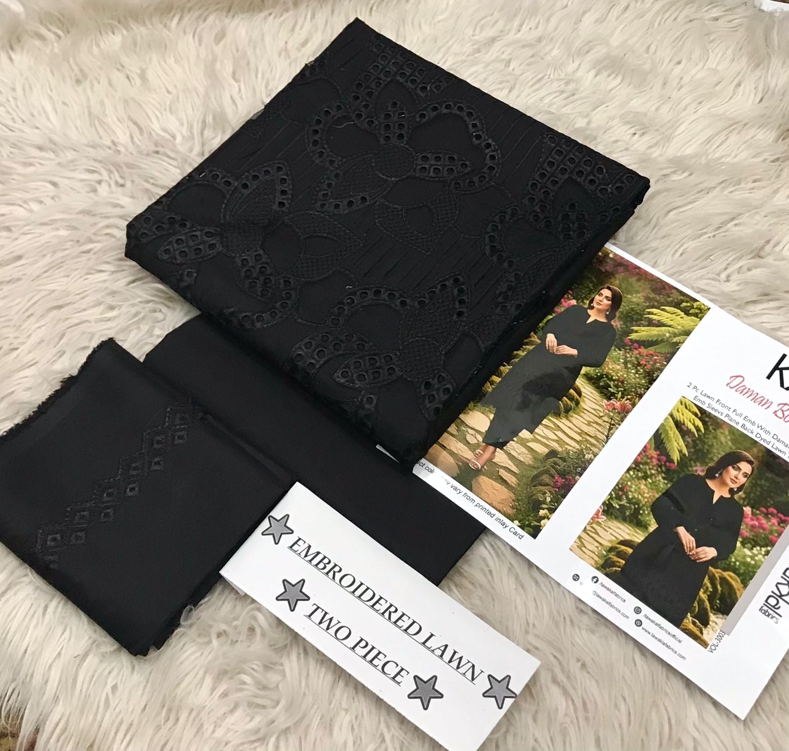 Tawakkal 2Pc Lawn Boring Embroidery Suit