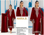 Maria B 3Pc Lawn Embroidered Suit