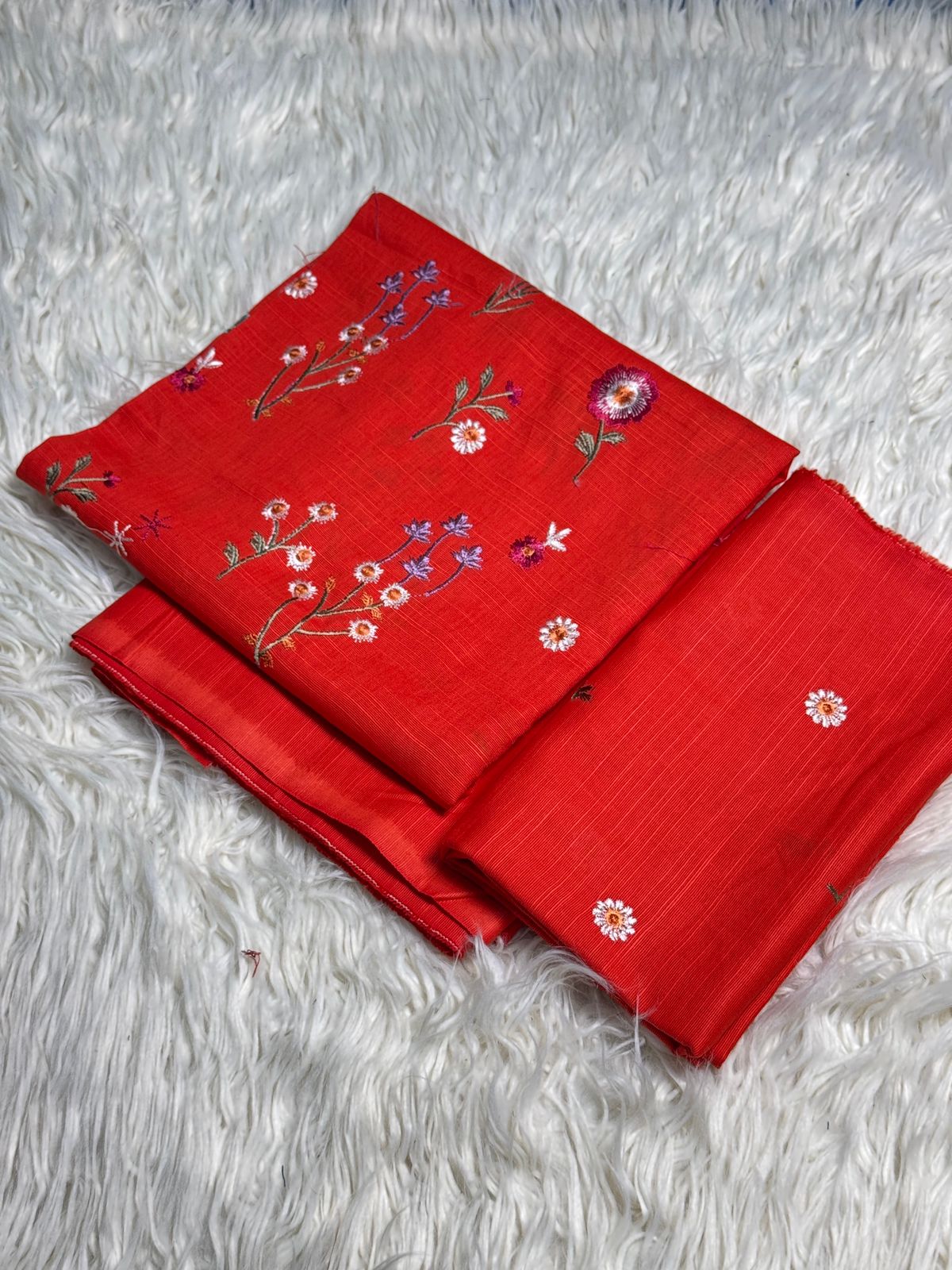 2PC Khaddar Embroidered Suit