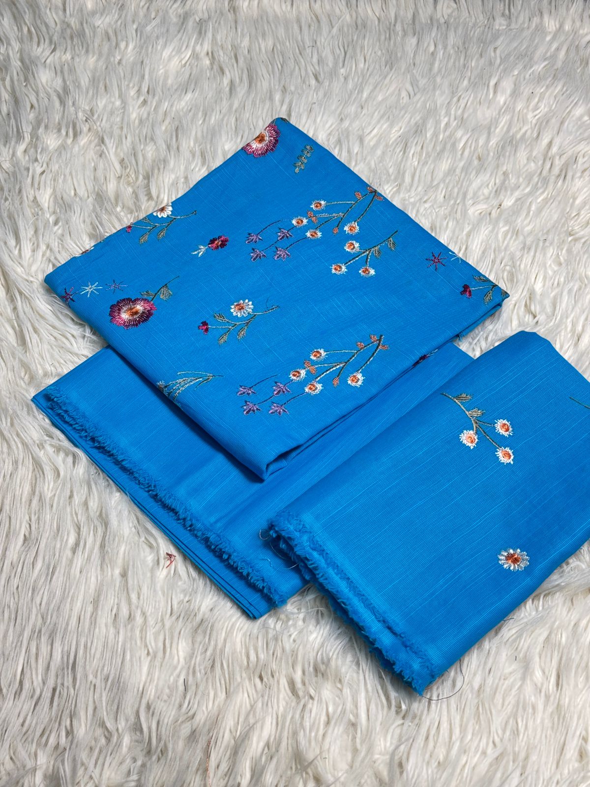 2PC Khaddar Embroidered Suit