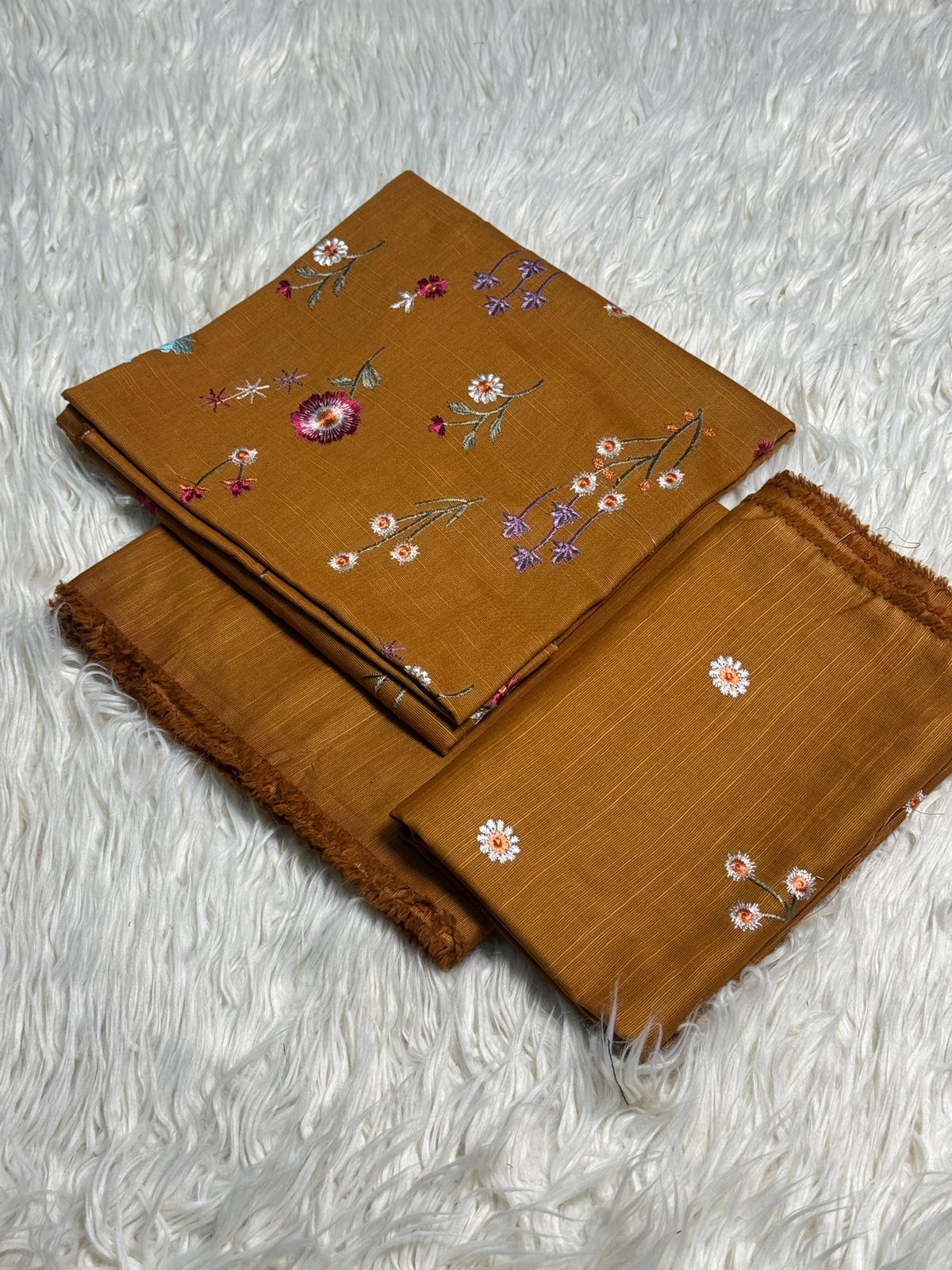 2PC Khaddar Embroidered Suit