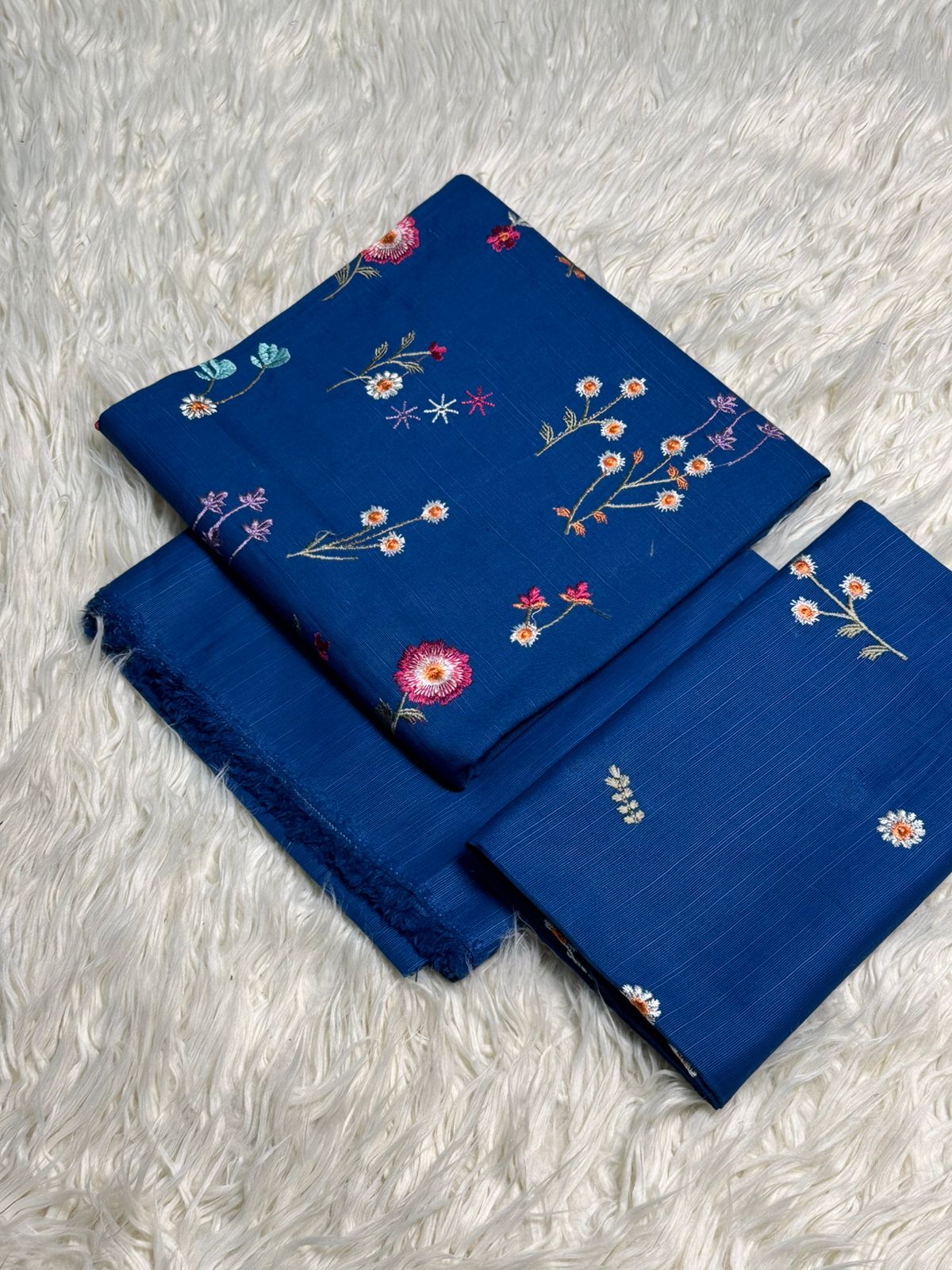 2PC Khaddar Embroidered Suit