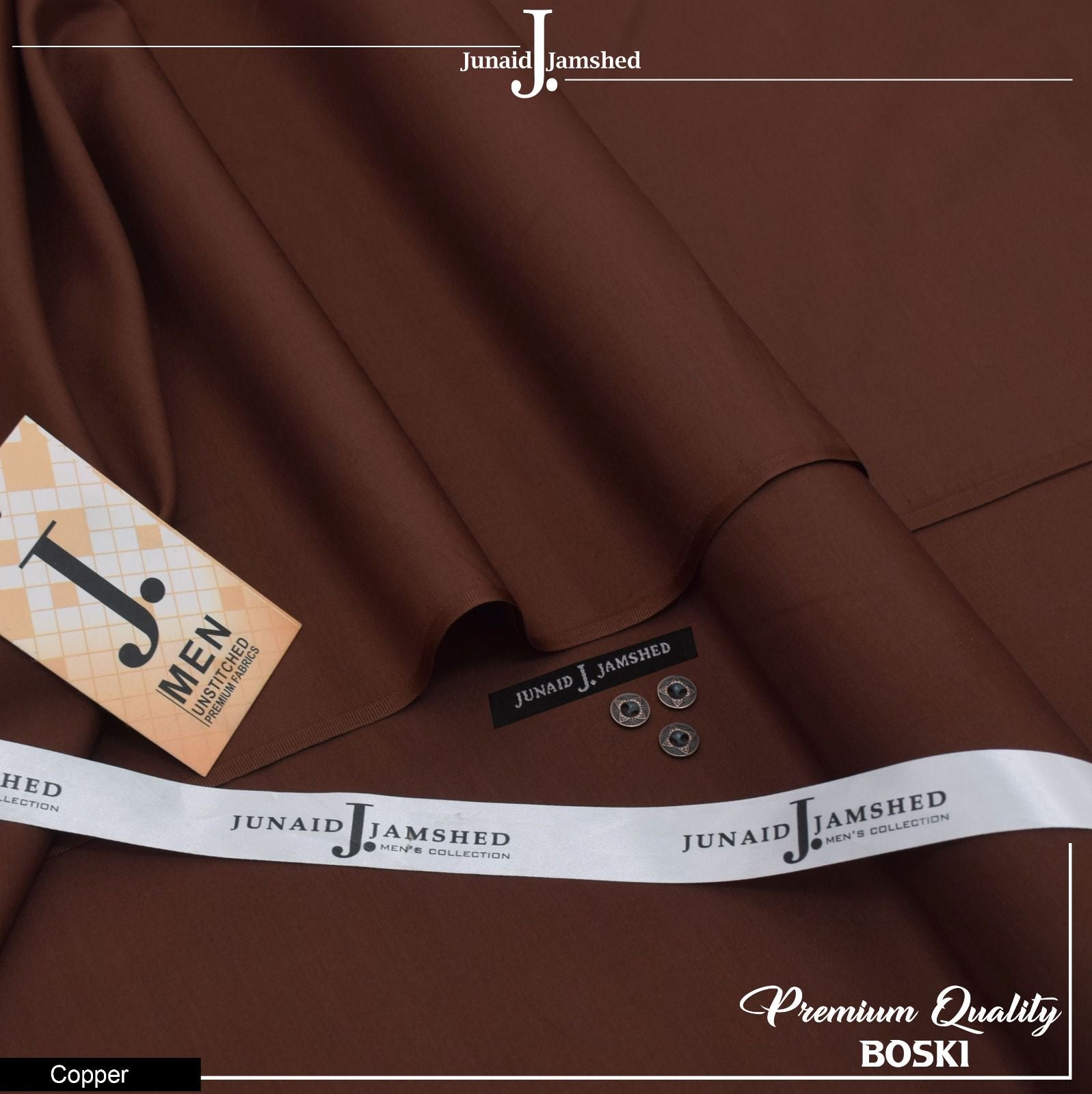 Italian Boski – 4 Season Unstitched Men's Suit (4 Meter)