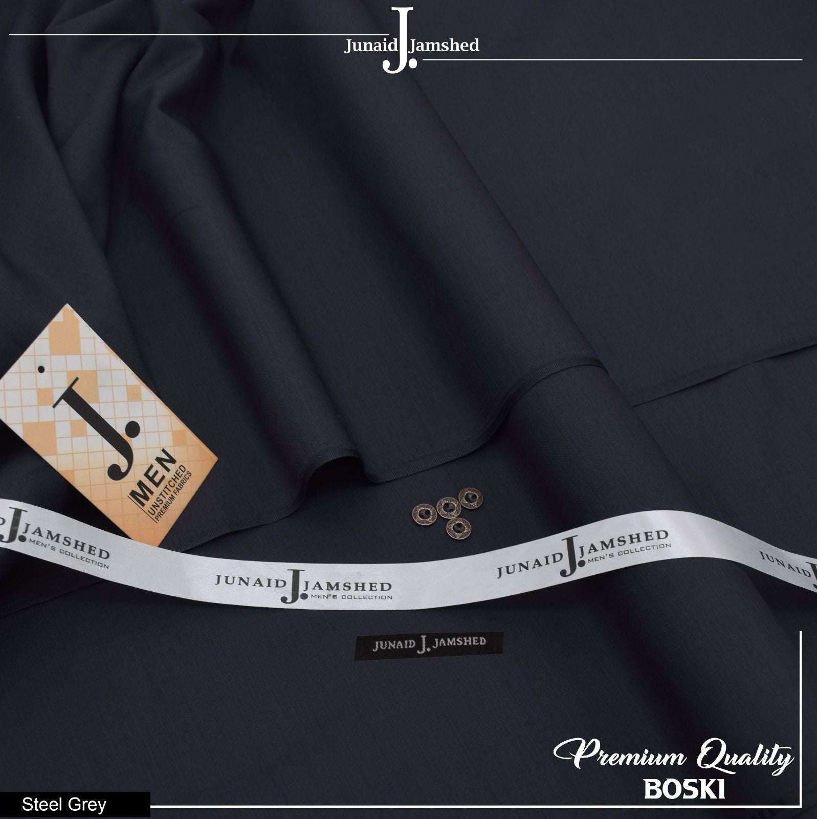 Italian Boski – 4 Season Unstitched Men's Suit (4 Meter)