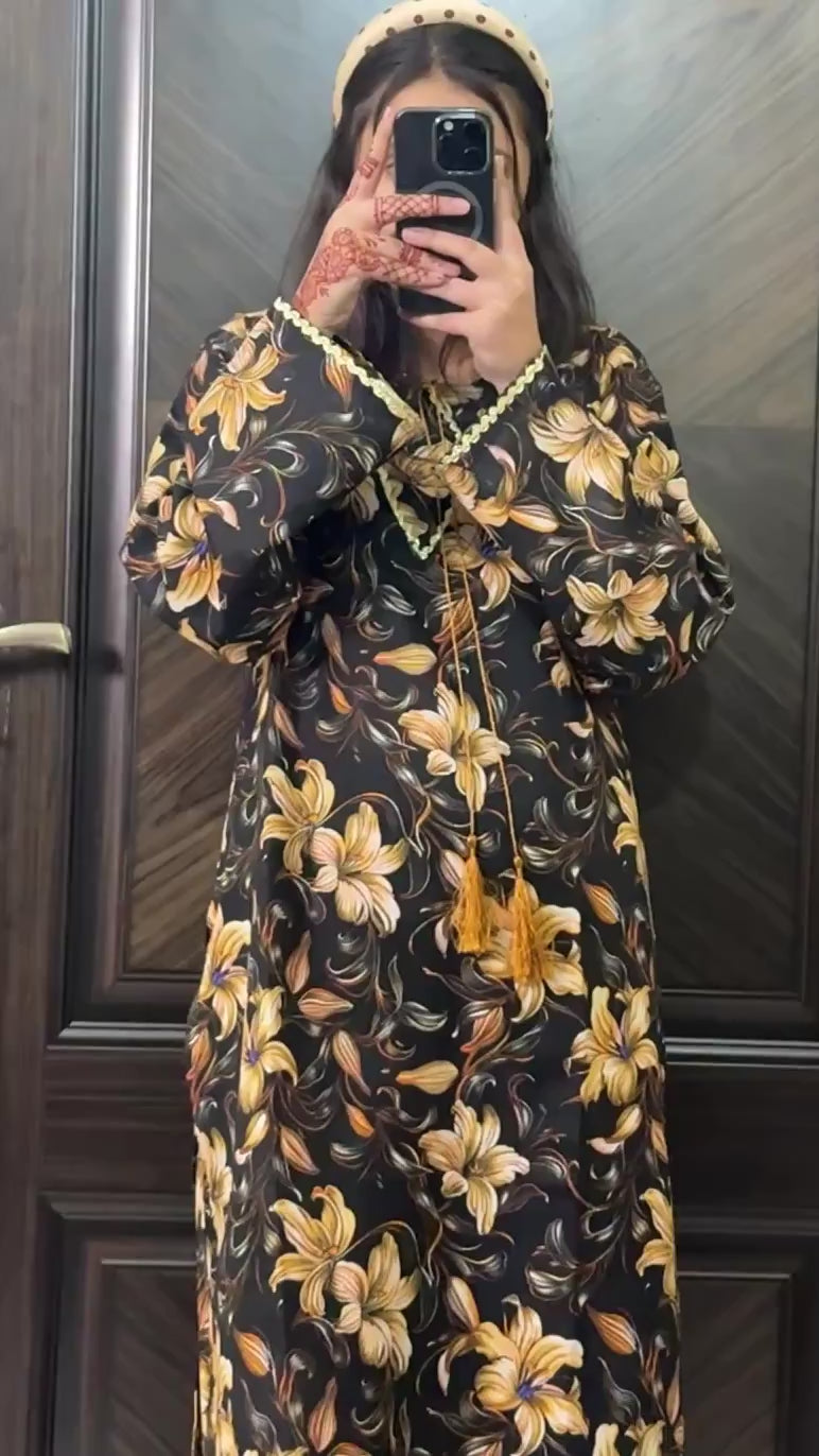 2 Piece - Printed Light Khaddar Stitched Suit