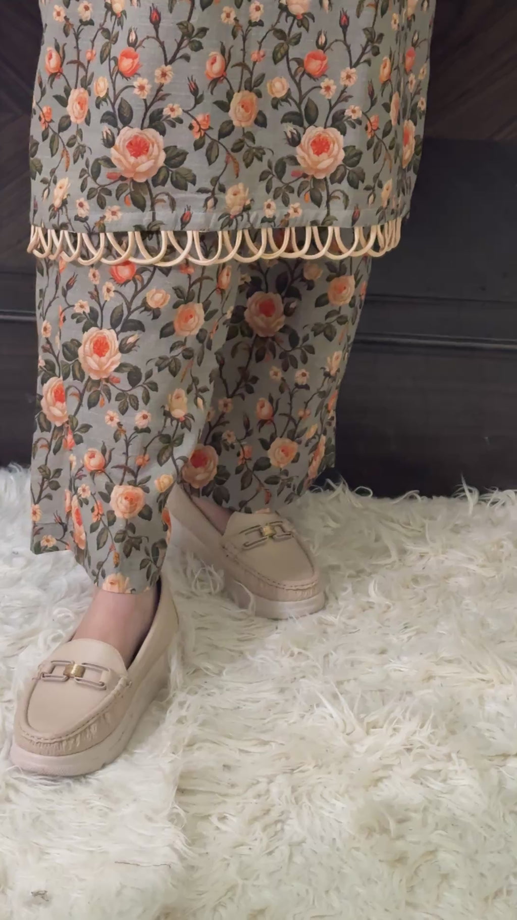 2 Piece - Printed Light Khaddar Stitched Suit