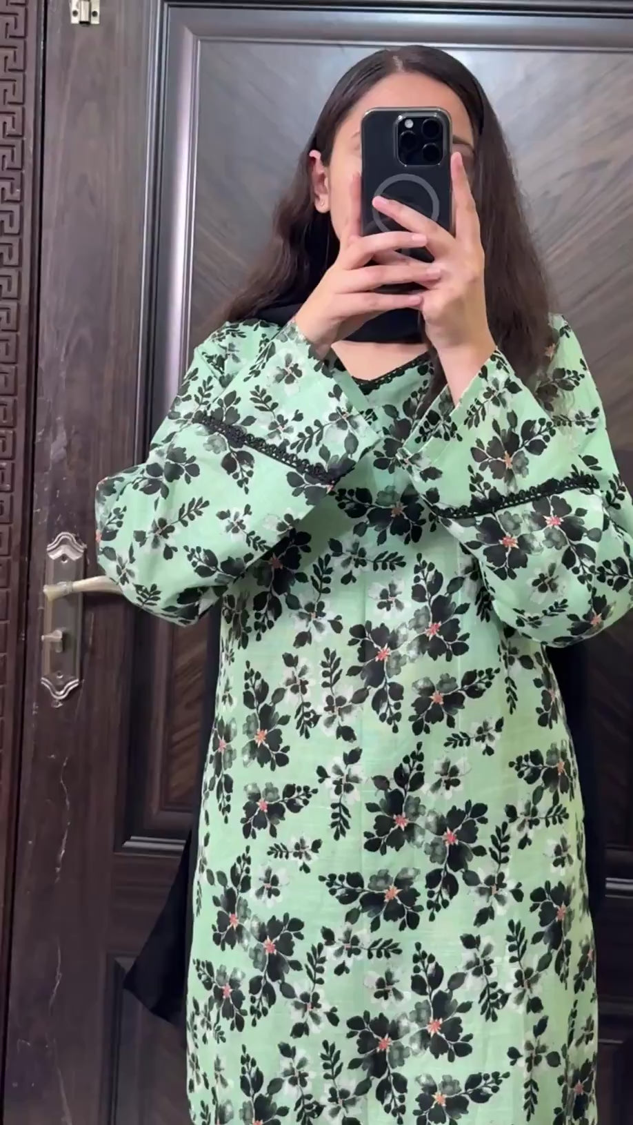 2 Piece - Printed Light Khaddar Stitched Suit