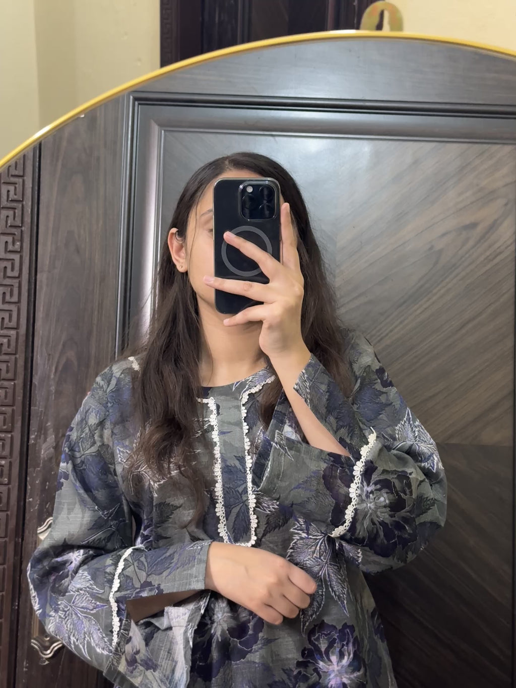 2 Piece - Printed Light Khaddar Stitched Suit